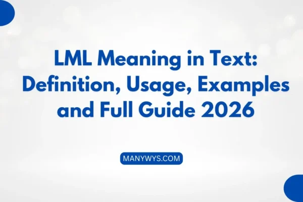 LML Meaning in Text