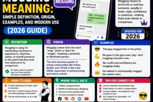 Mogging Meaning