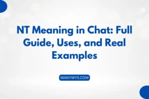 NT Meaning in Chat