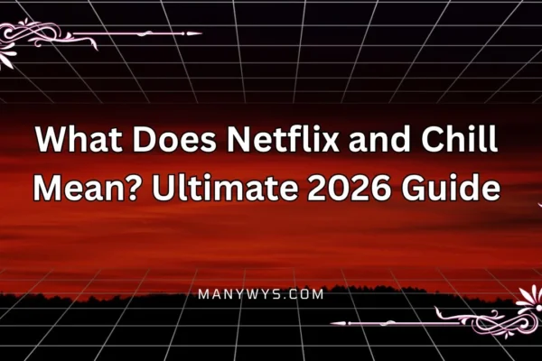 Netflix and Chill Mean