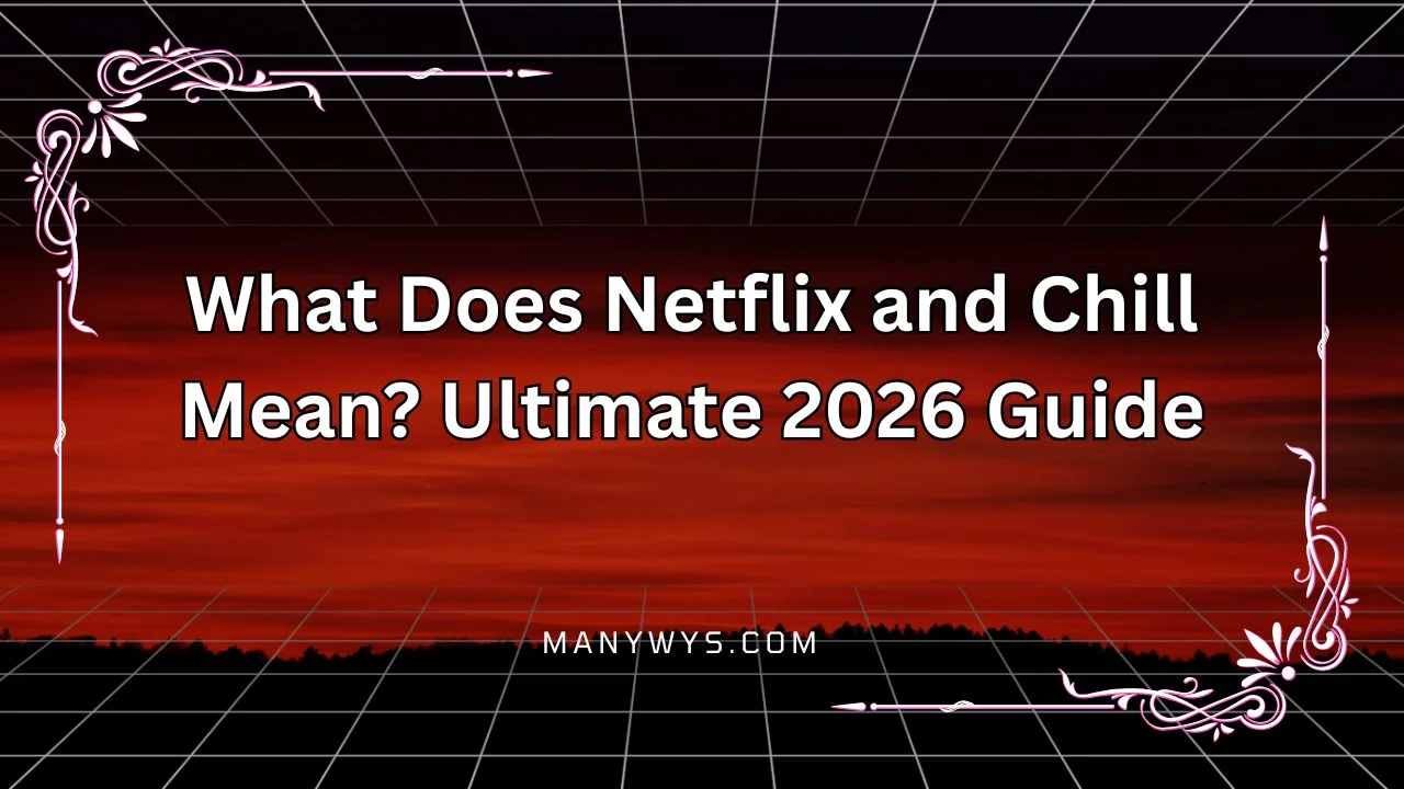 Netflix and Chill Mean