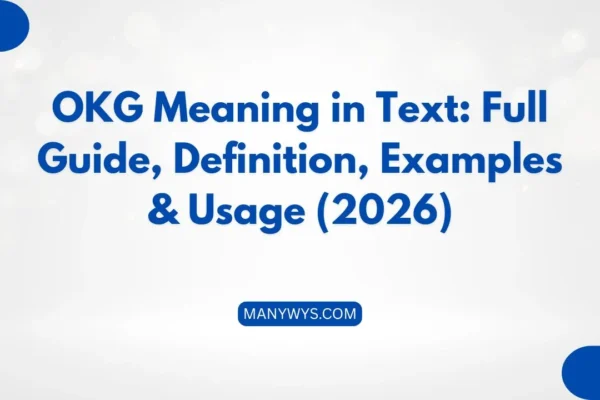 OKG Meaning in Text