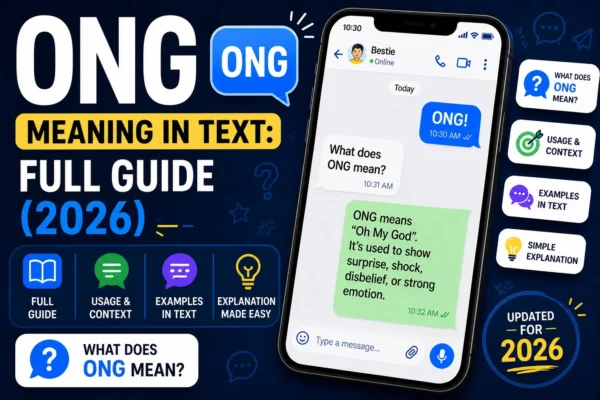 ONG Mean in Text