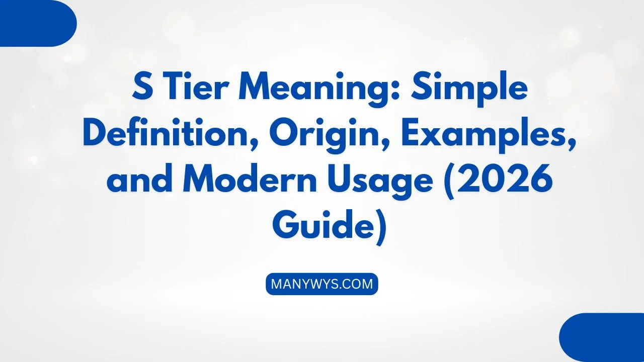 S Tier Meaning