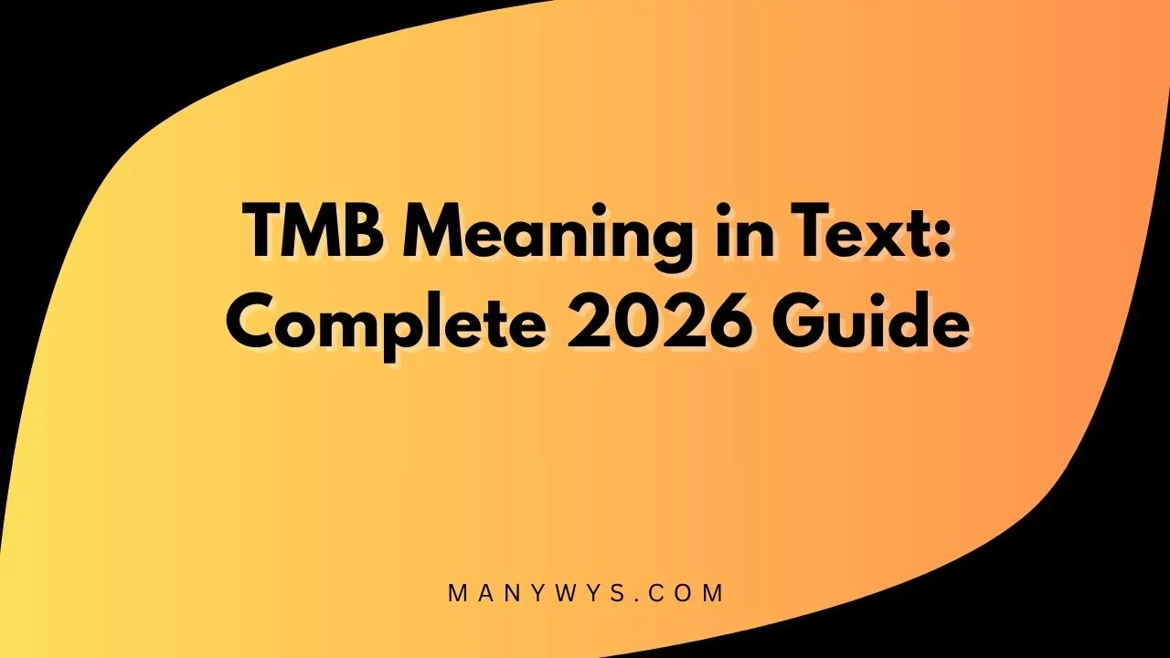 TMB Meaning in Text