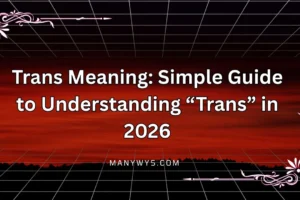 Trans Meaning