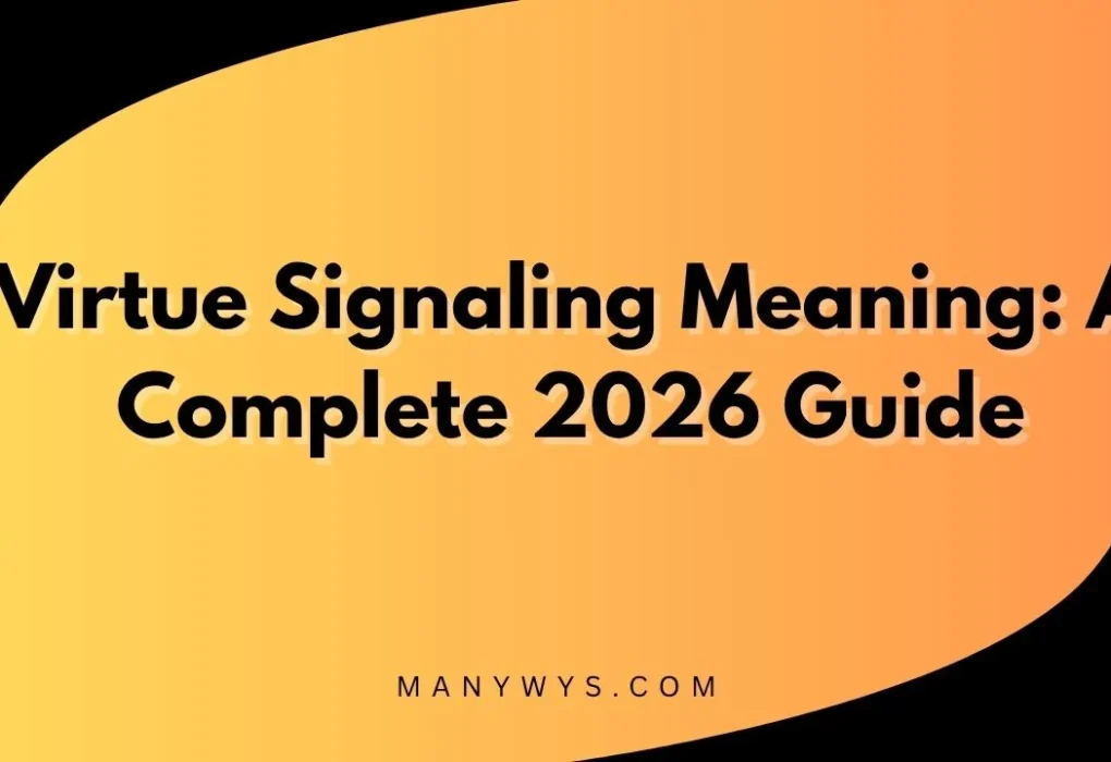 Virtue Signaling Meaning