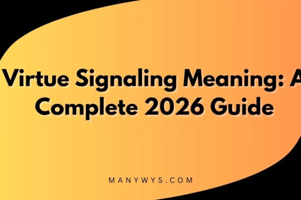 Virtue Signaling Meaning