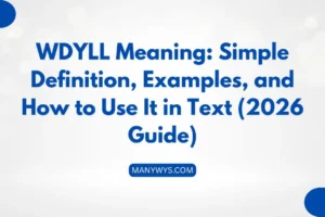 WDYLL Meaning