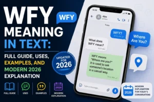 WFY Meaning in Text