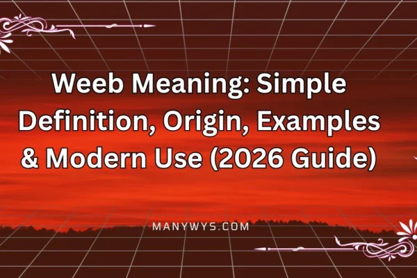 Weeb Meaning