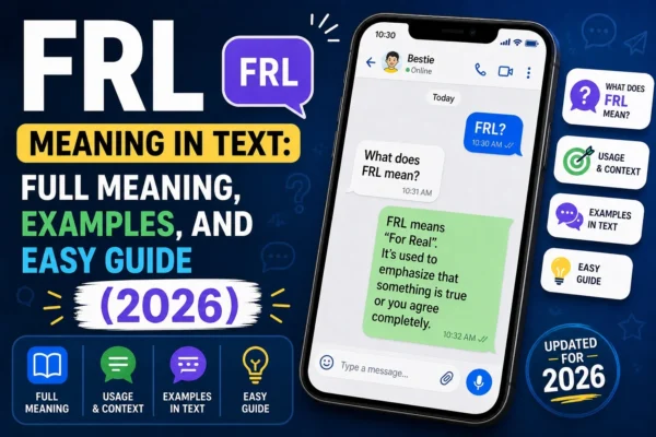What Does FRL Mean in Text