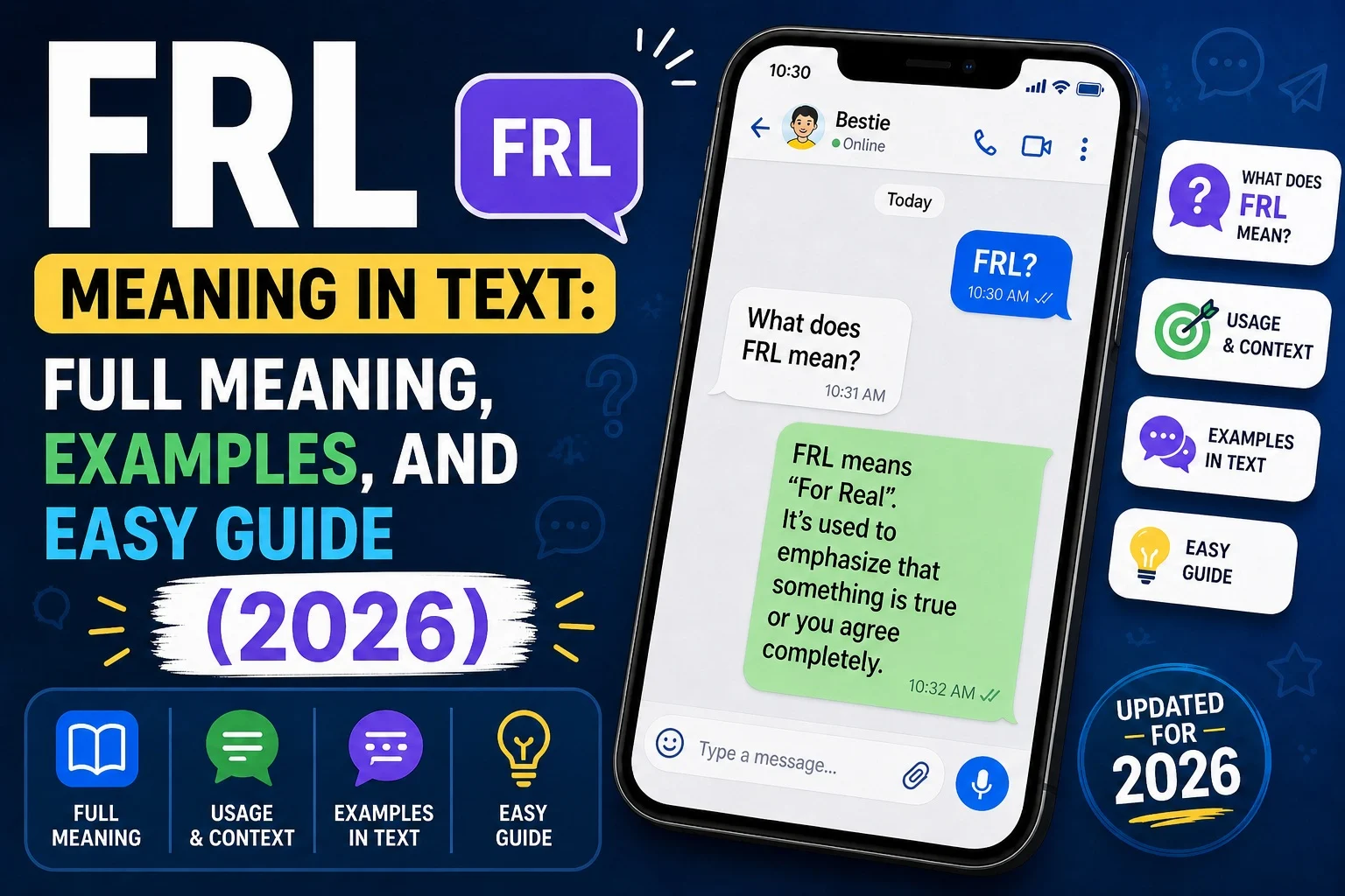 What Does FRL Mean in Text