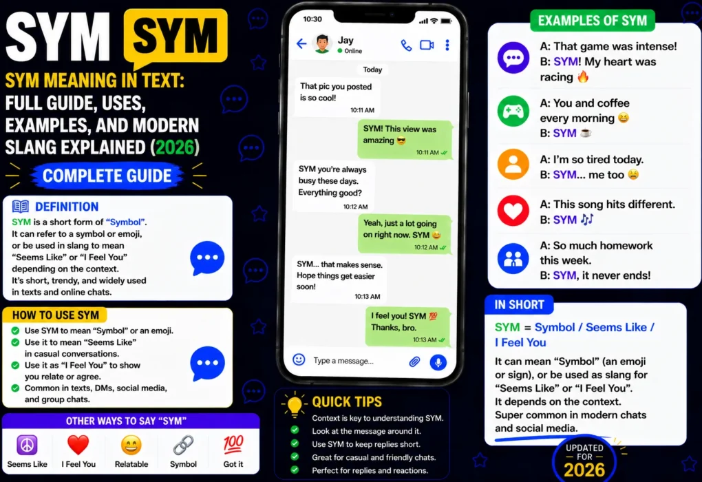 SYM Meaning in Text