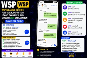 WSP Meaning in Chat