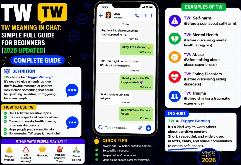 TW Meaning in Chat