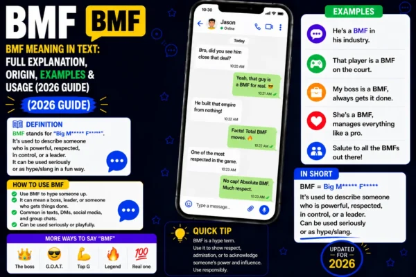BMF Meaning in Text
