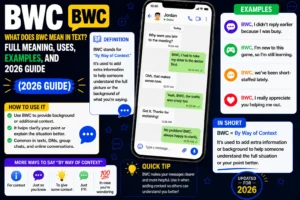 BWC Mean in Text