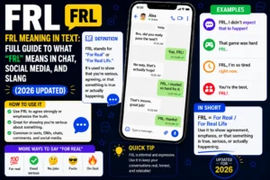 FRL Meaning in Text