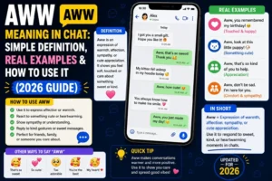 Aww Meaning in Chat