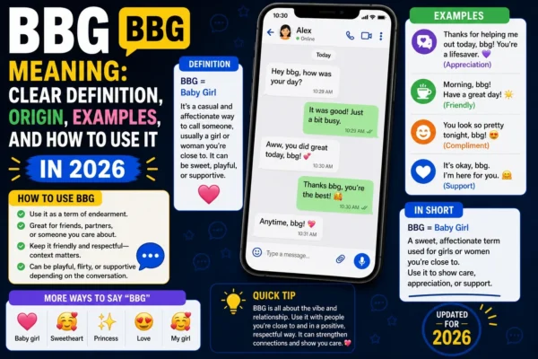 BBG Meaning