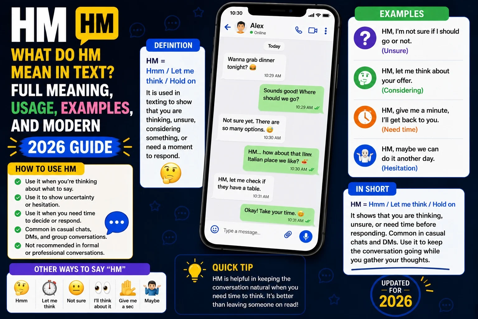 HM Mean in Text