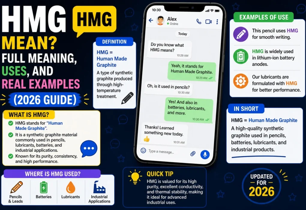 HMG means in text