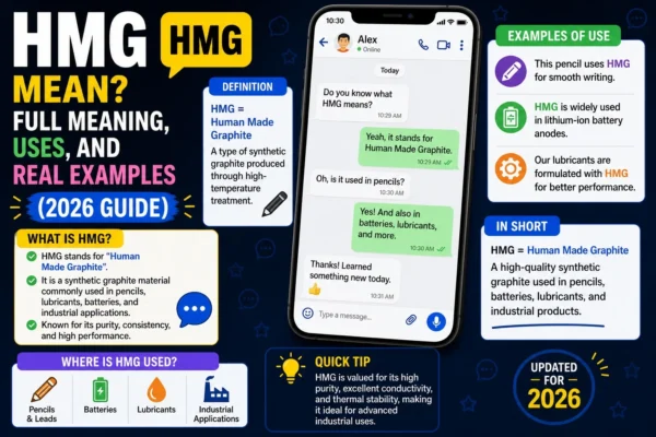 HMG means in text