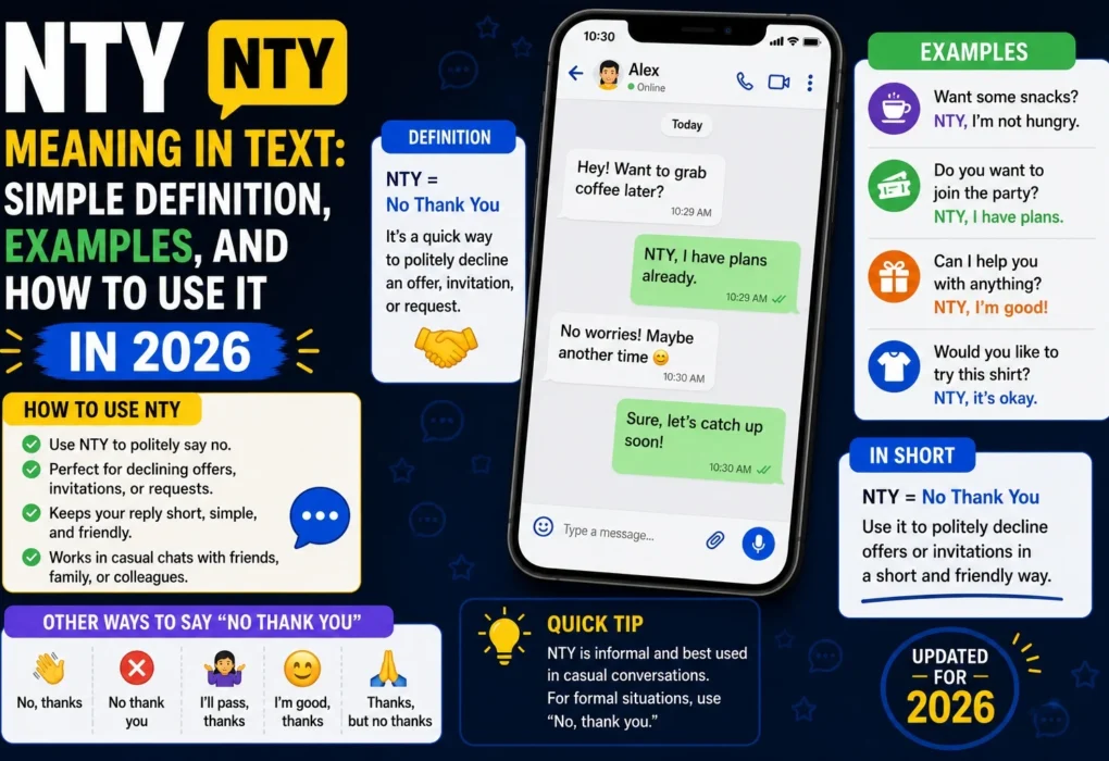 NTY Meaning in Text