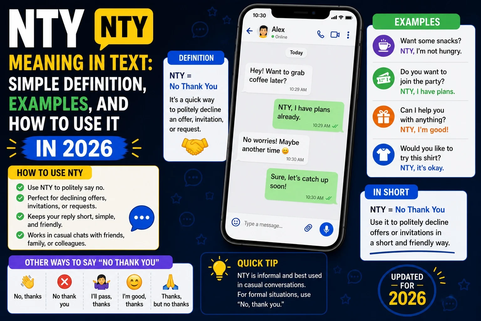 NTY Meaning in Text