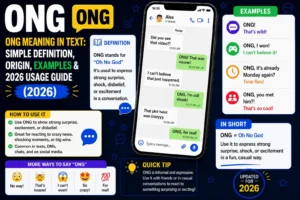 ONG Meaning in Text