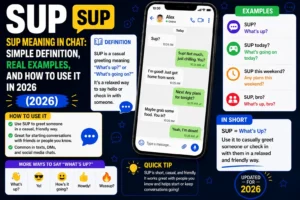 Sup Meaning in Chat
