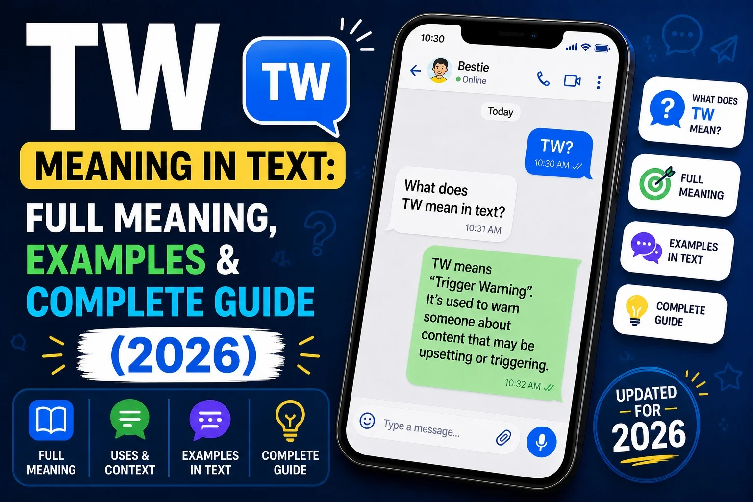 TW means in text