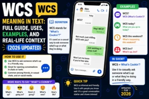 WCS Meaning in Text