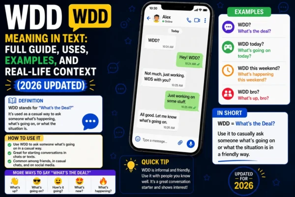 WDD Meaning