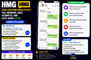 HMG Mean in Text