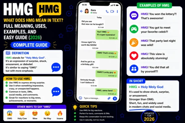 HMG Mean in Text