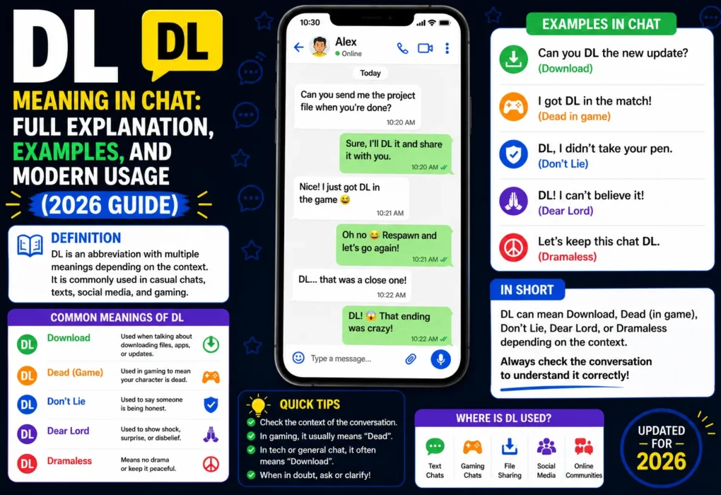 DL Meaning in Chat