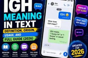 IGH Meaning in Text