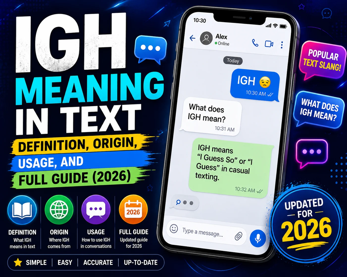 IGH Meaning in Text