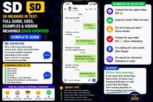 SD Meaning in Text