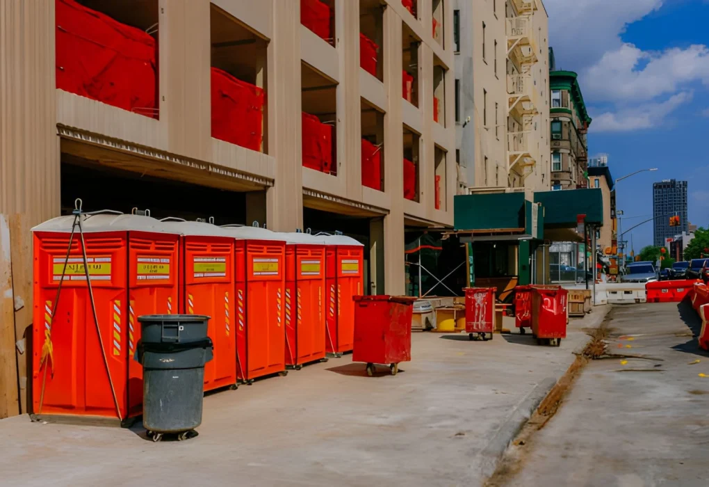 Portable Toilet Logistics for Multi-Story Commercial Construction Projects